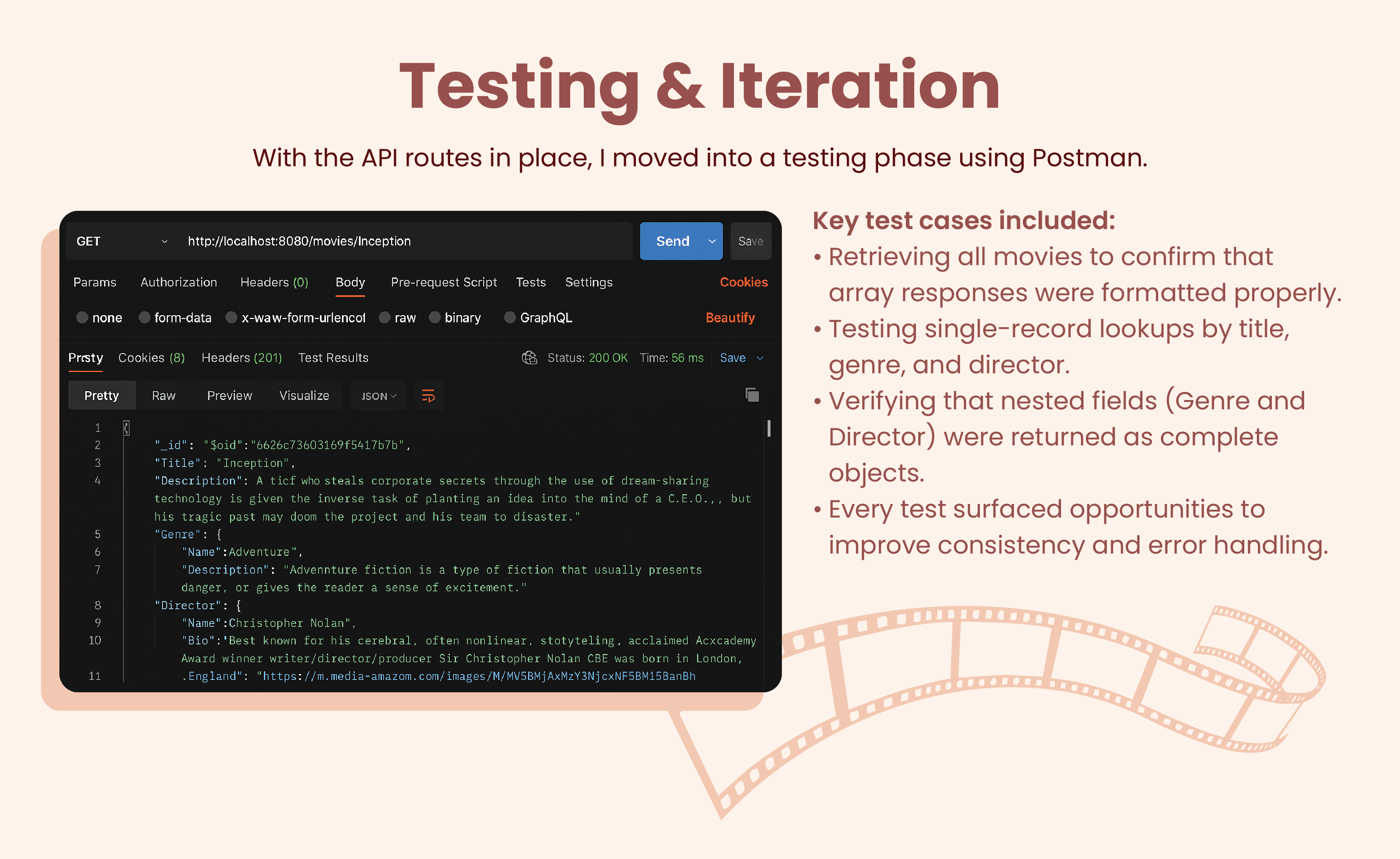Slide 6 - Testing & Iteration