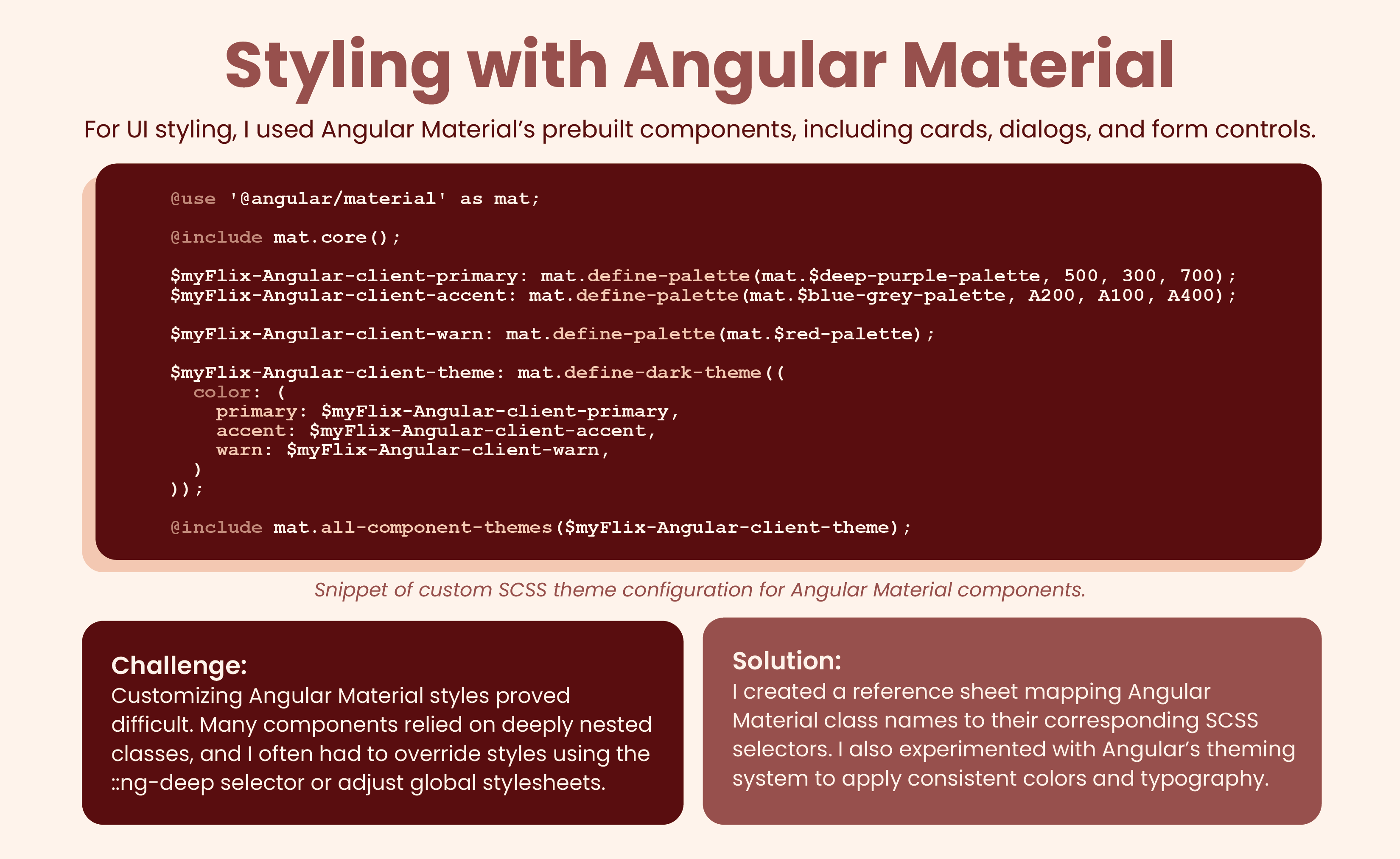 Slide 5 - Styling with Angular Material