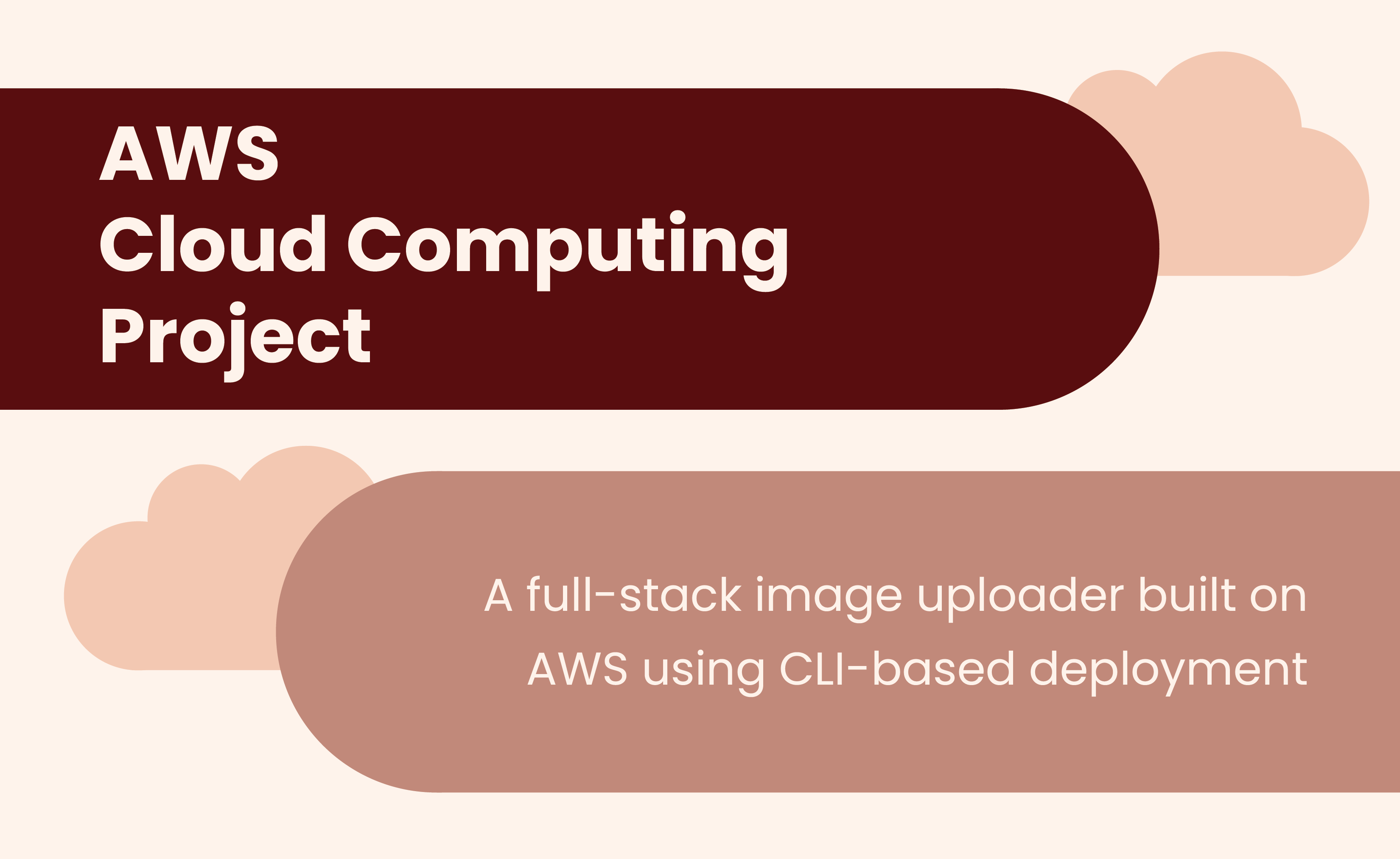 Slide 1 - AWS Cloud Computing Project Title Card